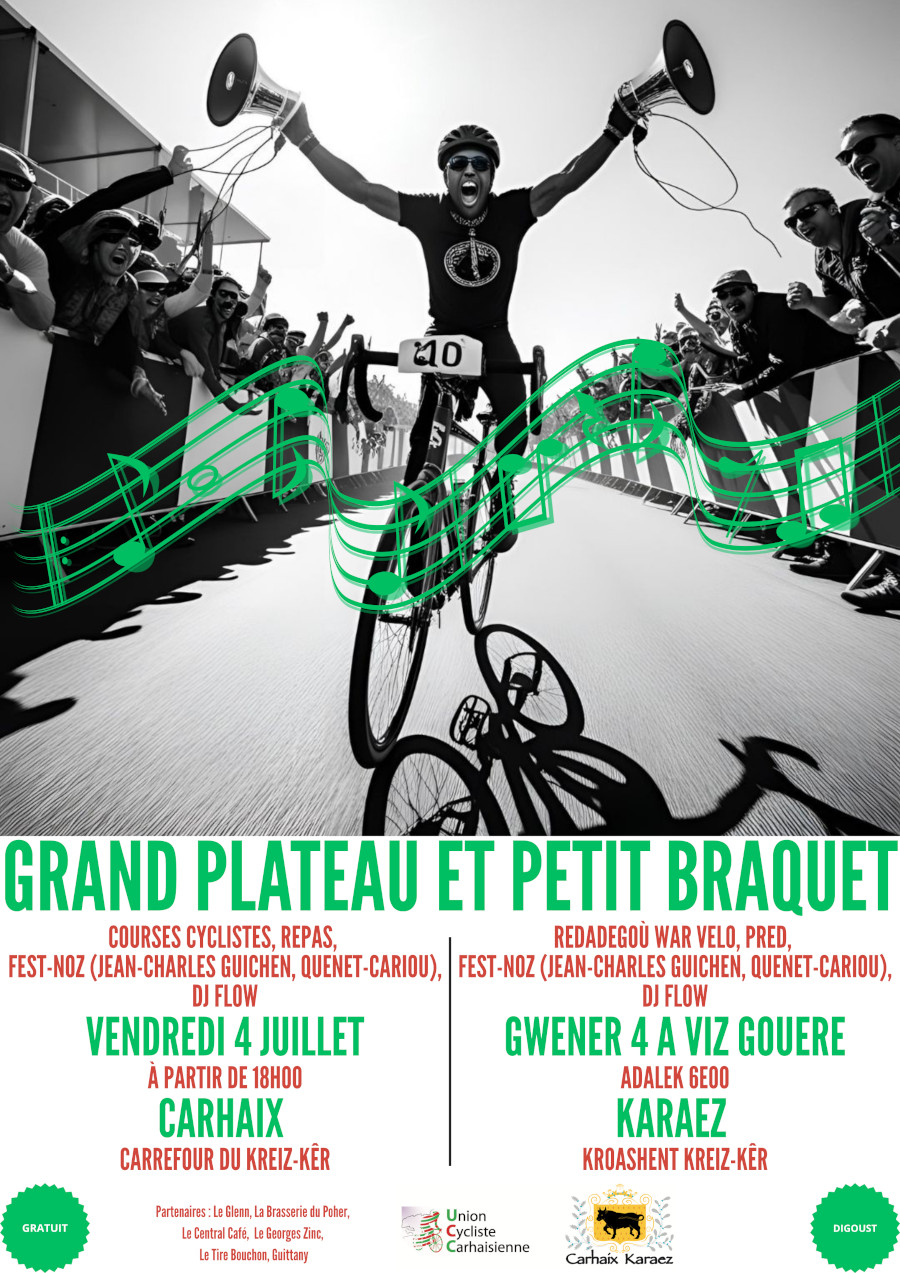 Affiche Grand plateau et petit braquet