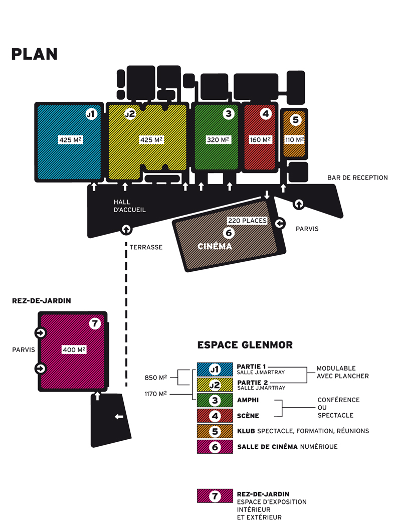 PLAN DE L'ESPACE GLENMOR